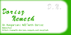 dorisz nemeth business card